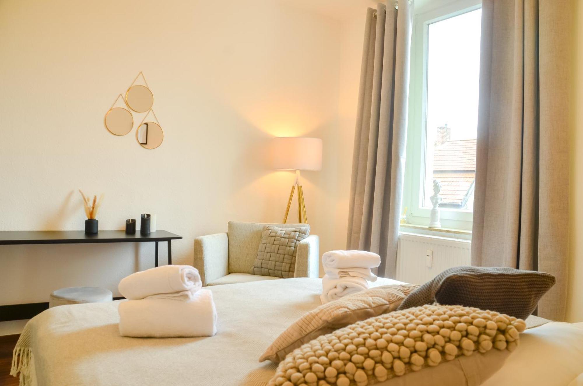 Milpau Buer 3 - Modernes Und Zentrales Premium-Apartment Mit Queensize-Bett, Netflix, Nespresso Und Smart-Tv 겔젠키르헨 외부 사진